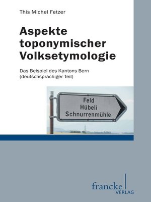 cover image of Aspekte toponymischer Volksetymologie